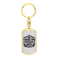 thumbnail image 4 of All Things Are Possible With Jesus Stainless Steel or 18k Gold Premium Swivel Dog Tag Keychain, 4 of 8