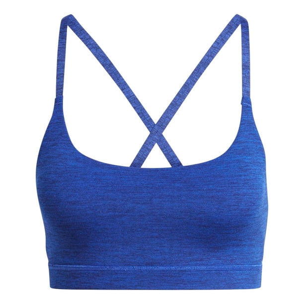Top Deportivo adidas Mujer All Azul Soporte Ligero azul M