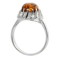 thumbnail image 2 of Sterling Silver and Baltic Honey Amber Ring "Megan", 2 of 5