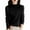 A31101-Black, variant on Wool Sweaters for Women 2024 New Merino Wool Long Sleeve Mock Neck Soft Warm Knit Jumpers Seamless Pullover Sweater Yellow XL