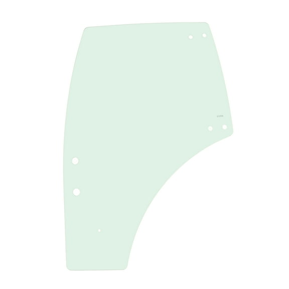 HECASA Left Side Door Glass Compatible with Kubota M4N071, M5091, M5111, M5040, M5140, M6040, M6060, M7040, M7060, M8540, M8560, M9540, M9960 Light Green Tempered Glass Driver Side