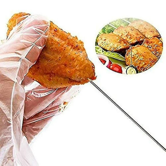 Skewers For Grilling Stainless Steel Bbq With Wood Z