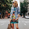 thumbnail image 4 of Fotbe I Love Sushi Vestido de Verano sin Mangas para Mujer – Vestido Midi Línea A, Estilo Camiseta Floral, Vestido Playero Casual y Fluido, 4 of 7