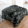thumbnail image 6 of LANGRIA Faux Fur Fleece Blanket Throw, 60" x 80", 6 of 6
