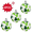 Green,8pcs, variant on 8pcs St. Patrick's Day Party Decoration - 1.57in Irish Festival Cloth Balls, Festive Decor for St. Patrick’s Day Home, Porch & Party Atmosphere, Green, 4cm