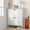 White, variant on TROPOW Shoe Cabinet Organizer with 2 Flip Drawers, Freestanding Narrow Shoe Rack for Entryway, Freestanding Hidden Shoe Storage Cabinet for Entryway, Hallway, Living Room, Bedroom,Brown