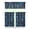 Hawaiian Tropical Island, variant on Beachy Boho Kitchen Curtains 3-Piece Set - Safari Jungle Island Valance & Tiers, Coastal Paradise Semi-Sheer Rod Pocket Window Panels