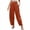 Red, variant on RYRJJ Women's Linen Harem Pants Loose Fit Boho Pants with Wide Waistband Casual Lounge Trousers for Summer Beach Vacation(Black;L)