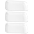 thumbnail image 1 of Plato rectangular Qiysamall de 3 piezas, plato de desayuno, plato para servir repostería, plato rectangular para comida, plato de postre, 1 of 6