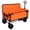 Orange, variant on 3-in-1 Convertible Folding Wagon Cart 500lbs Heavy-Duty 180L Capacity - Bench Seat & Storage All-Terrain Wheels for Camping Beach Sports Garden,Orange