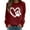 Wine, variant on Shadoumai Womens Dog Mama Sweatshirts Dog Paw Print Love Heart Graphics Tops Long Sleeve Crewneck Pullover Casual T-Shirts Fall Winter