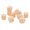 Beige, variant on Xirurus Black 30PCS Fun Blank Dice Set DIY Puzzle Round Corner 6 Sided Dice for Board Games Math Learning (15x10x3 cm / 5.9x3.94x1.18 inches)