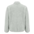 thumbnail image 4 of Jackets For Women Winter Casual Zip Up Sherpa Jacket Fleece High Neck Coats Lightweight Fall Outerwear With Pockets, 3XL, 4 of 6