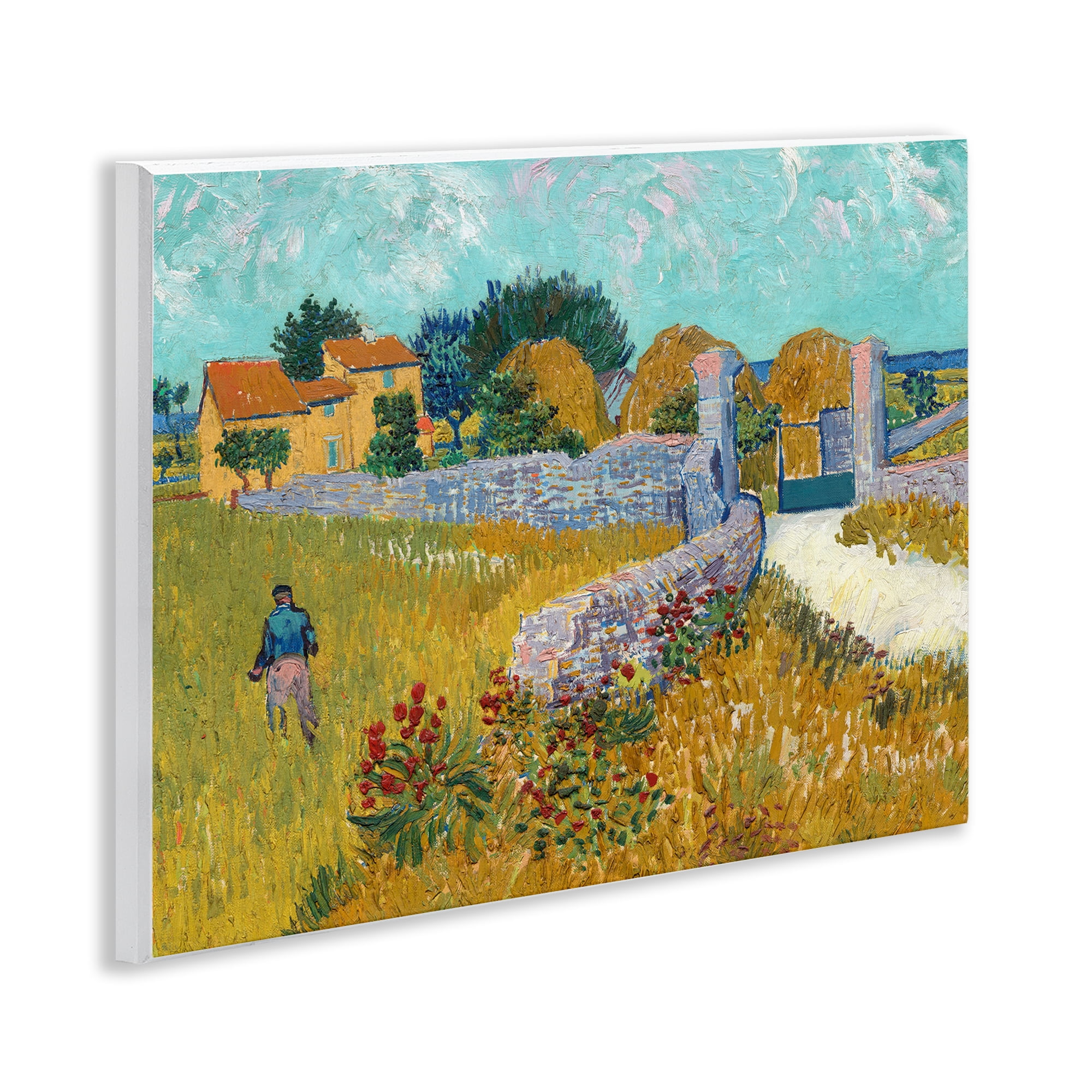 Stupell Industries Farmhouse In Provence Wall Plaque Art, design by Vincent Van Gogh