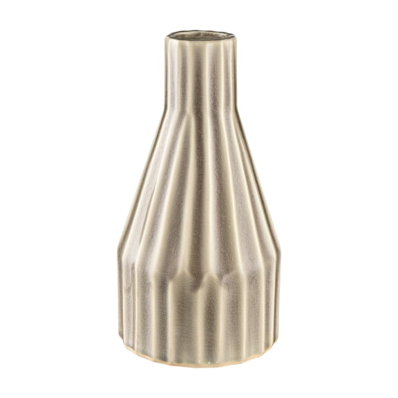 Elk Home Galen Mid Century Modern Vase in Cream Finish