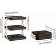 thumbnail image 7 of Foldable Vertical Dish Rack Cabinet Organizer Stand, 7 of 7