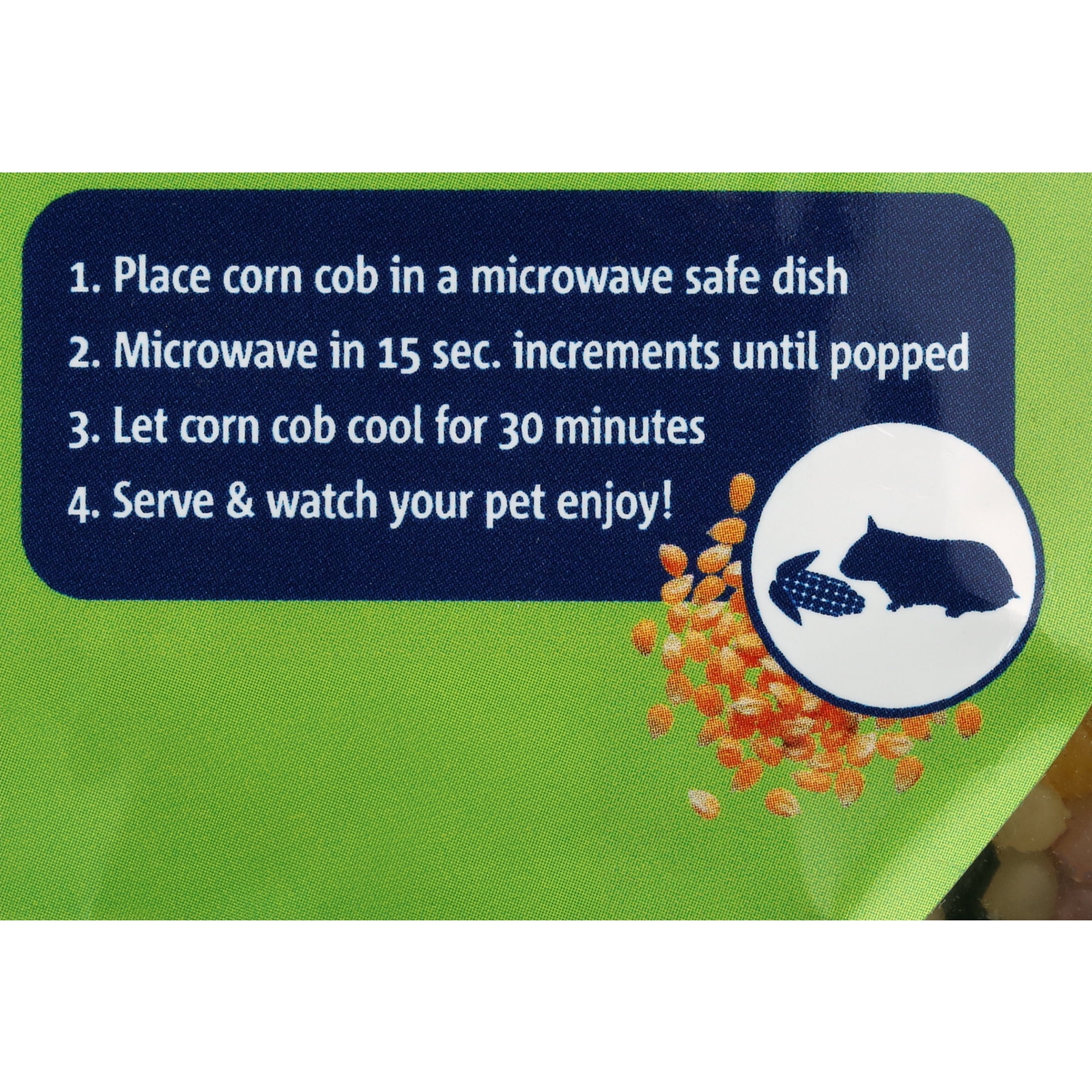 Vitakraft Mini Pops Treat for Small Animals - 100% Real Corn Cob - Supports Healthy Teeth - 1 lb