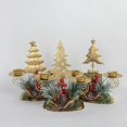 thumbnail image 4 of Xiao Hua Candelabro navideño, candelabros de hierro para mesa, adornos, centro de mesa de escritorio, decoración, artesanía, suministros para fiestas, decoración del hogar, F, 4 of 4