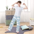 thumbnail image 5 of Clouds Floating in The Sky Pajama Pants Soft and Lightweight Elastic Waistband Pajama Pants, 5 of 8