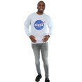 thumbnail image 4 of NASA Mens Classic Insignia Logo Distressed Sweatshirt, 4 of 5