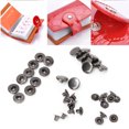 thumbnail image 3 of Fastener 10Pcs 15mm Metal Press Stud Snap Button Fastener Clothes Accessories #3, 3 of 7