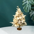 thumbnail image 3 of Mini adornos para árbol de Navidad con luces LED, decoración de pino, accesorios navideños blanco, 3 of 7