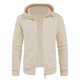 thumbnail image 5 of WILLBEST Sudaderas En Pareja Chaqueta con Capucha Informal Forrada para Exteriores De Otoño e Invierno para Hombre Grande, 5 of 5