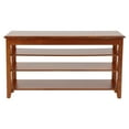 thumbnail image 4 of 3-Tier Wooden Shoe Storage Bench, Shoe Rack Bench 39.3*11.81*22.04in, 4 of 15