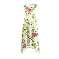 thumbnail image 5 of Blczomt Floral Dresses for Women Summer Casual Dresses Midi 2025 Trendy Beige Flowy Women Fashion, 5 of 8