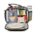 thumbnail image 2 of FORMRS Student Insulated Lunch Bag with Shoulder Strap Reusable Cooler Box for School, Colorful Psychedelic, 2 of 9