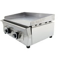 thumbnail image 3 of Techtongda Commercial Home Gas Grill Griddle Camp Countertop Flat Cooking Griddle Grill 2800Pa, 3 of 11