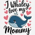 thumbnail image 3 of CafePress - Whaley I Love My Mommy Whale Cute Mother Mom Kids Baseball T Shirt - Kids Cotton Baseball Jersey, 3/4 Sleeve Shirt, 3 of 4