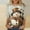Khaki, variant on RKSTN women blouses Women's Fashion Prints T-shirt 3/4 Sleeves Blouse Round Neck Casual early fall fashion