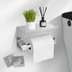 thumbnail image 1 of Portarrollo De Papel Higiénico Y Estante Inoxidable 2ganchos Xtellar blanco, 1 of 4