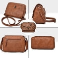 thumbnail image 4 of Sunyuer Crossbody Bags for Women, Vintage Purse with Adjustable Strap, PU Leather Versatile Shoulder Bag For Daily, 4 of 6