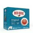 thumbnail image 2 of Red Rose Original Full Flavored Black Tea Specially Blended Strong Black Tea with 40 Tea Bags Per Box Pack of 6 Contains Caffeine Brew Hot/Cold Original Black Tea, 2 of 10