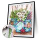 thumbnail image 3 of Botella de vidrio Flor Pintura al óleo por números DIY Imagen de dibujo sin marco para adultos FLhrweasw Nuevo, 3 of 9