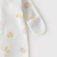 thumbnail image 5 of Newborn Preemie Boys Girls Underwear Pajamas Rompers Home Clothes Footed Sleeper Gown With Mitten Footed For 0 6 Months White Rompers Baby Gift, 5 of 8