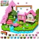 thumbnail image 1 of Annexfun - Bloques magnéticos - 150 piezas de bloques de construcción con forma de unicornio - Juguetes Montessori para niños pequeños - Regalos de Navidad y cumpleaños - Juguetes sensoriales STEM par, 1 of 5