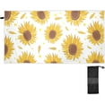 thumbnail image 2 of Dreamtimes Yellow Sunflower Beach Towel Quick Dry Absorbent Bath Towels Sandproof Lightweight Towel for Gym Yoga Sports Swimming- 30x60in, 2 of 7
