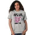 thumbnail image 5 of What Look In Guys Shih Tzu Dog Lover Women's Graphic T Shirt Tees Brisco Brands S, 5 of 5