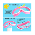 thumbnail image 2 of Juego De Gafas De Natación Antivaho Ajustable Para Ninos, 2pz Lab.G Rosa y Azul, 2 of 5