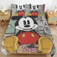 thumbnail image 2 of Mickey MouseCartoon Collection 3-Piece Comforter Set, Personalized Bedding Decor for Kids And Teens (86"x70"+ 20 X 30in), 2 of 14