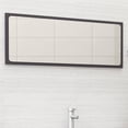 thumbnail image 1 of vidaXL Bathroom Mirror Grey 100x1.5x37 cm Engineered Wood, 1 of 3