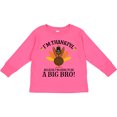 thumbnail image 3 of Inktastic Big Bro Announcement Thanksgiving Brother Boys Long Sleeve Toddler T-Shirt, 3 of 5