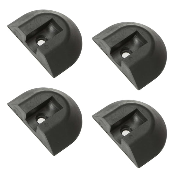 L Track Angeled End Cap - 4 Pack