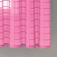 thumbnail image 5 of VCNY Home Lisa Bright Rose Solid Plaid Rod Rocket Light-Filtering Curtain Panel, 55" x 63", 5 of 5