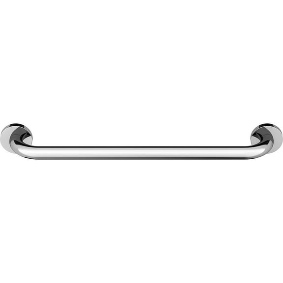 24 Inch Standard Wall Mounted Grab Bar - Chrome
