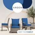 thumbnail image 4 of ARDEN Basics Outdoor Deep Seat Set, 22 x 24, Rain-Proof and Fade Resistant, Cobalt Blue Mila, 4 of 9