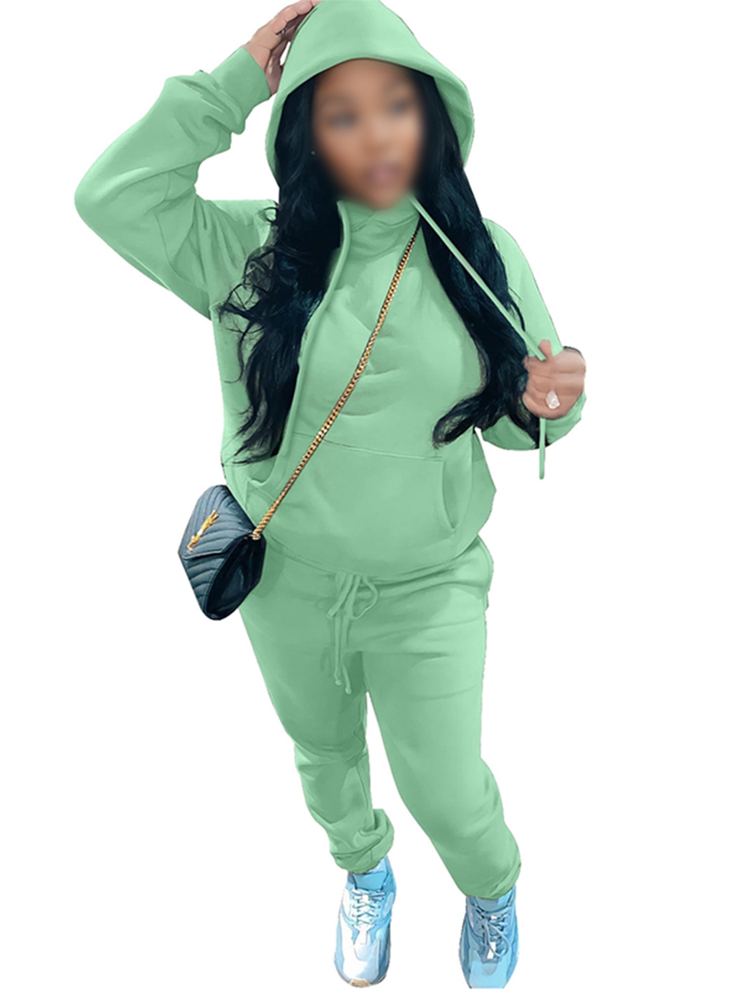 mint green tracksuit womens